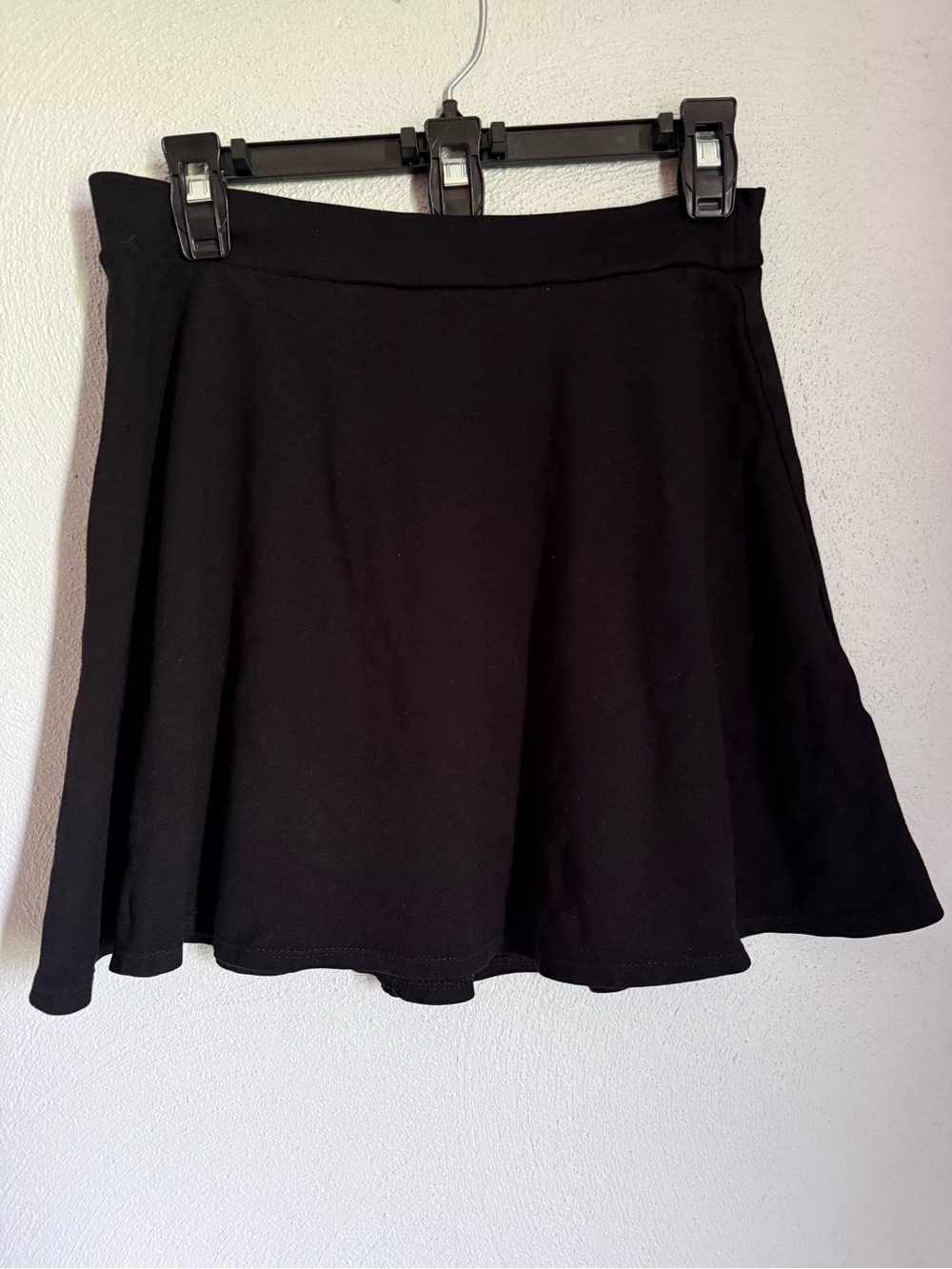 Charlotte Russe Black Circle Skirt - Flared Mini